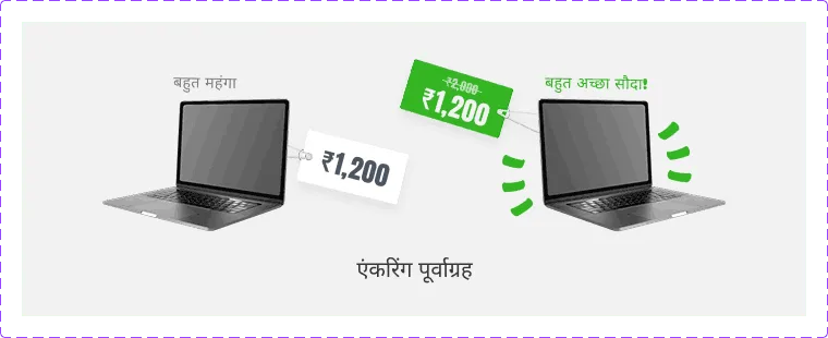 एक ही कीमत पर दो लैपटॉप, कटी हुई ऊँची कीमत वाला सस्ता लगता है