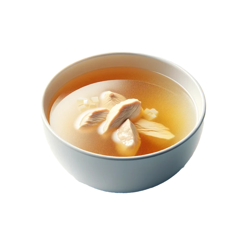 Chicken broth photo