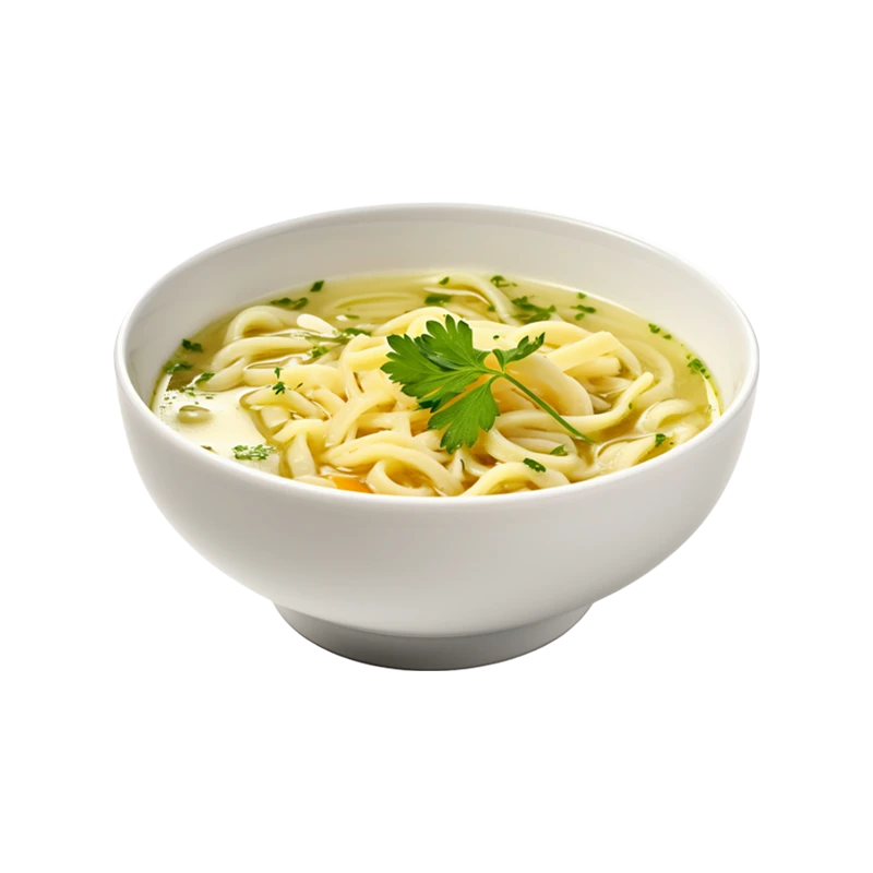 Chicken noodle soup photo