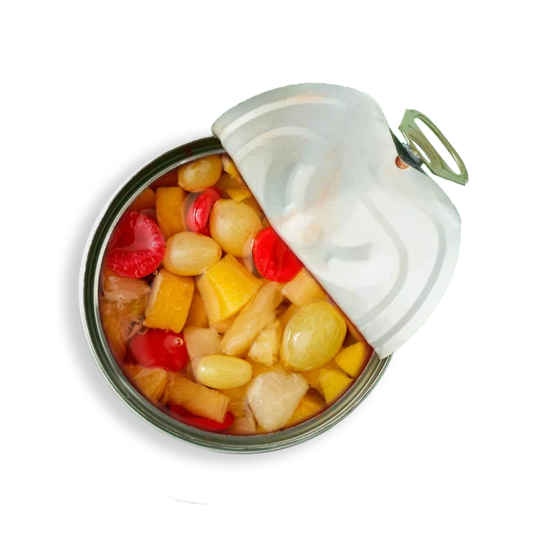 fruit mix in syrup