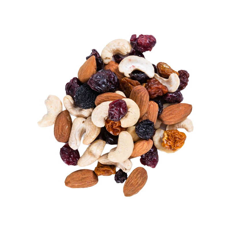 trail mix (nötblandning)