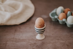 healthy snack ideas - boiled eggs