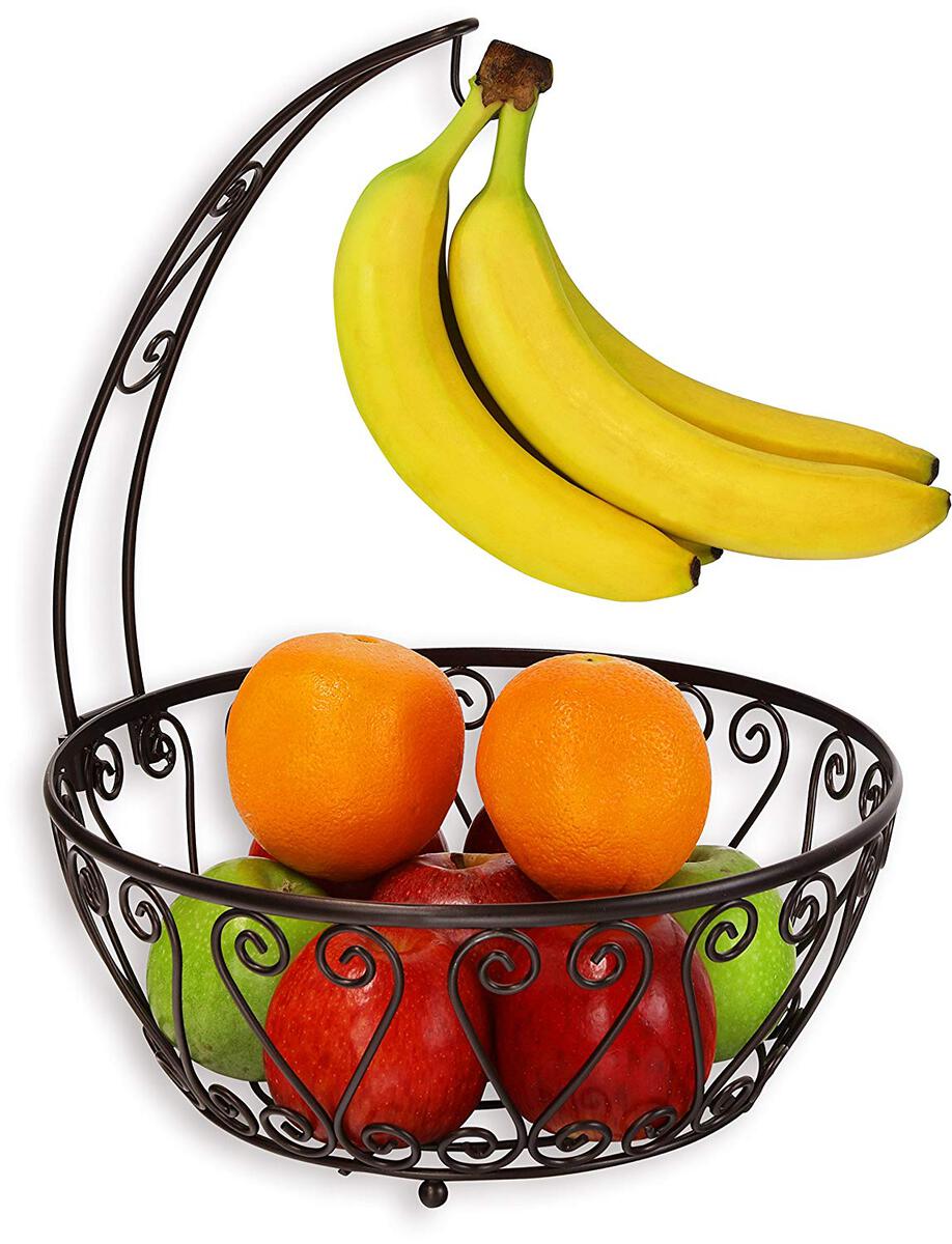 cool kitchen gadgets - fruit rack with banana tree