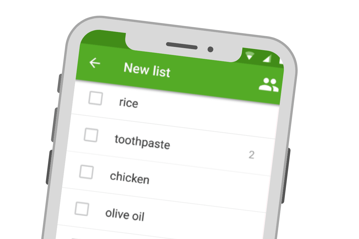 basic grocery list - list