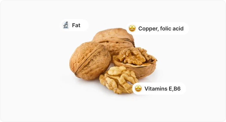 Walnuts nutrients