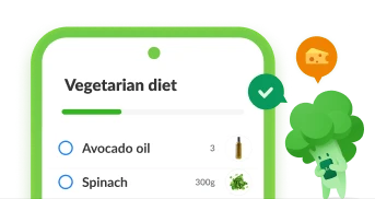 Vegetarain Diet Mobile View
