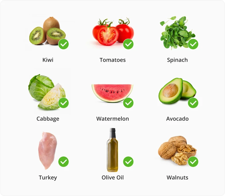 Foods to eat on a Anti-Inflammatory Diet