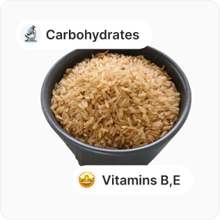 Brown rice nutrients