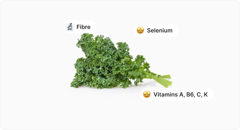 Kale nutreints