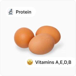 Eggs nutreints