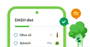 DASH Diet Mobile View