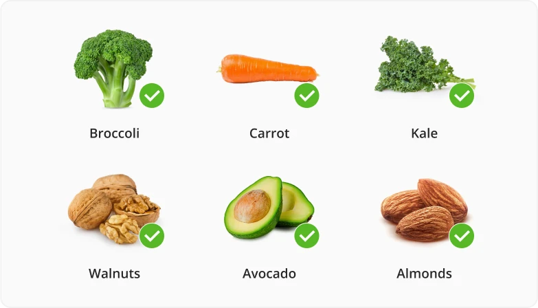 Foods to eat on a Whole Food Diet