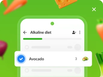 Alkaline Diet pop-up mobile